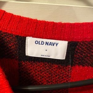 Old Navy Buffalo plaid sweater